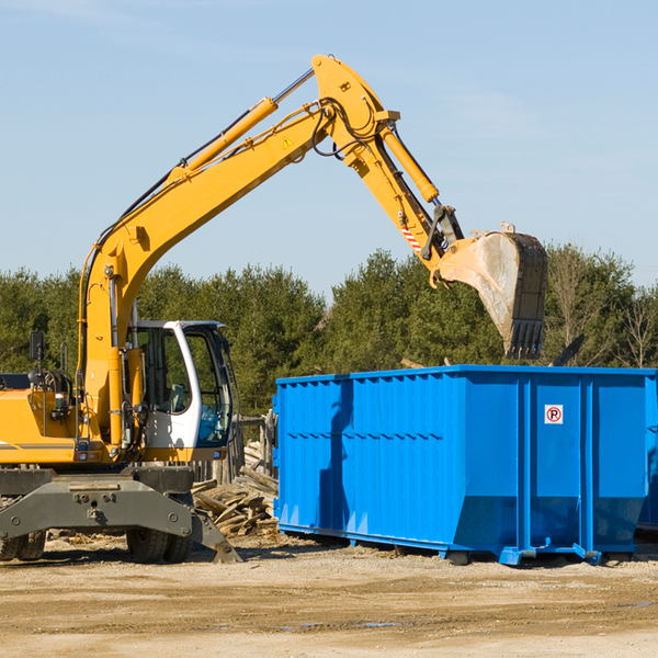 are there any restrictions on where a residential dumpster can be placed in Sidney Michigan